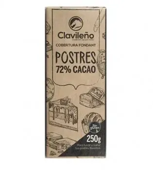 Шоколад Clavileno Postres 72% cacao 250г