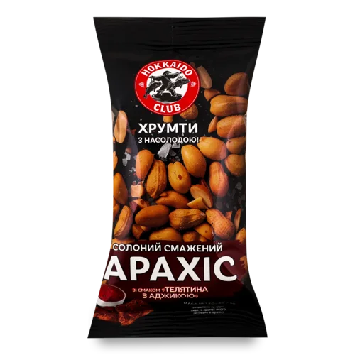 Арахіс Смажений Солоний Телятина З Аджикою, м/у 60г