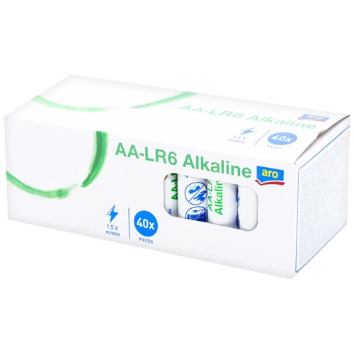 Батарейки Aro лужні АА LR6 40шт