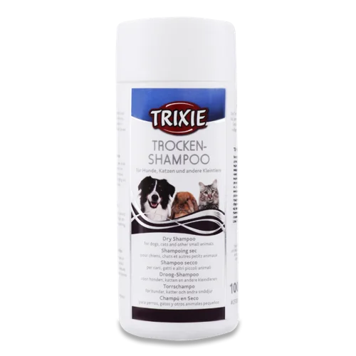 Шампунь сухий для собак, кішок та інших невеликих тварин, Trocken-Shampoo Trixie, 100 г