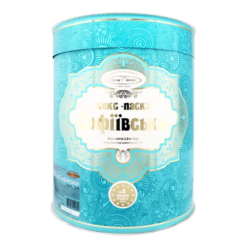 Кекс Паска Софіївська Київхліб тубус 2кг