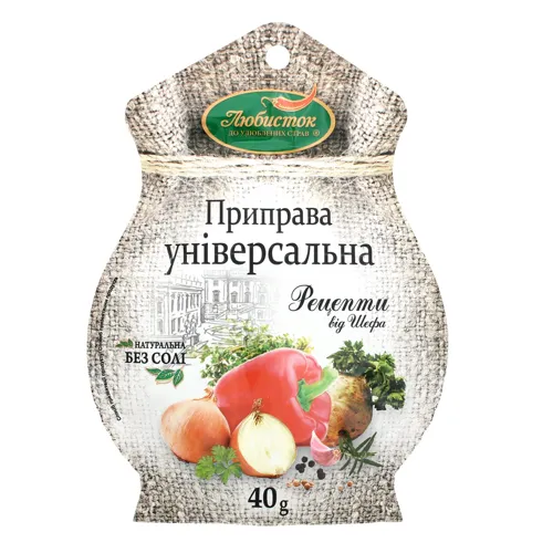 Приправа універсальна Рецепти від шефа м/у Любисток 40г