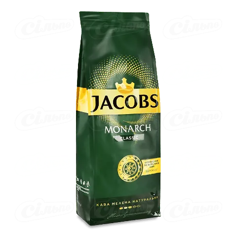 Кава смажена мелена Monarch Classic Jacobs м/у 450г