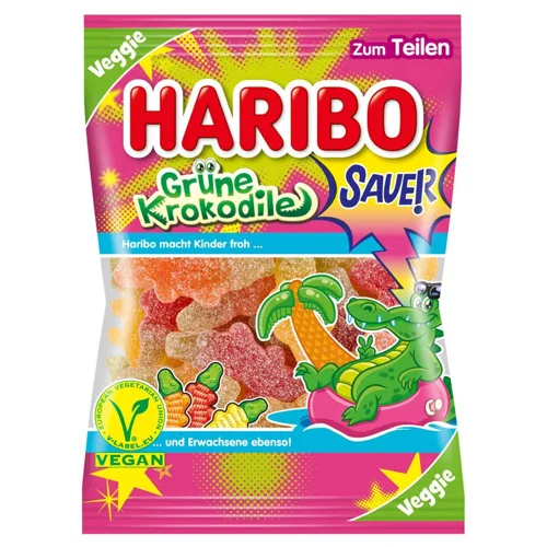 Цукерки Haribo Крокодил 175г