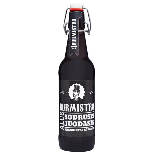 Пиво Kauno Alus Burmistro Sodrusis Juodasis чорне 7% 0,5л