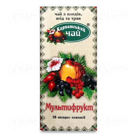 Чай «Карпатський чай» мультифрукт фільтр-пакет, 20*2г