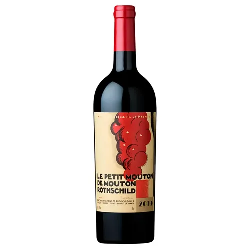 Вино Le Petit Mouton De Mouton Rothschild 2019 червоне сухе 13,5% 0,75л