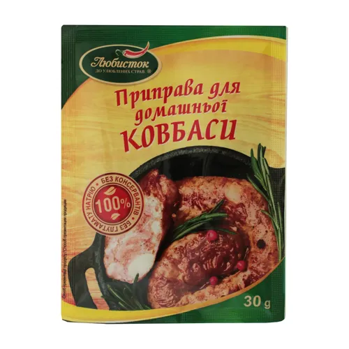 Приправа для домашньої ковбаси Любисток м/у 30г