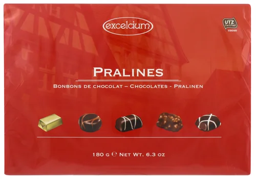 Пралине Excelcium Вищого Ґатунку, Червоні, 180г