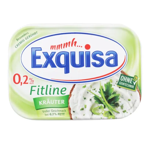 Сир 1% м'який з травами Fitline Exquisa п/у 200г