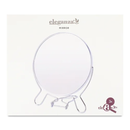 Дзеркало Двостороннє Нержавіюча Сталь D13см, №CY5656560 Eleganza 1шт