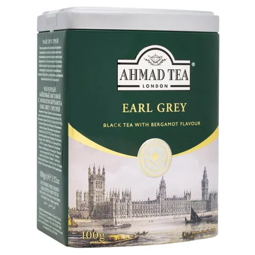 Чай чорний Ahmad Tea Earl Grey з ароматом бергамота 100г