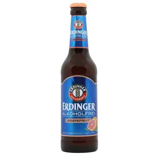 Пиво Erdinger Grapefruit світле безалкогольне з грейпфрутом 0,33л