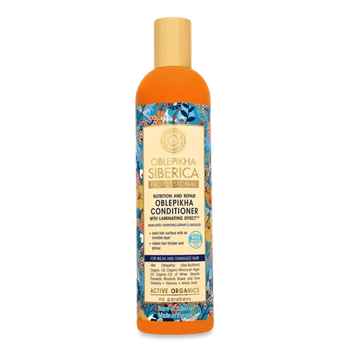 Бальзам для Волосся Nutrition And Repair Oblepikha Siberica Natura Siberica, 400мл