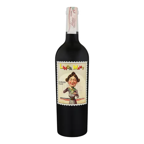Вино 750мл 15% червоне сухе Cabernet Franc Linda Mamy Happy Family