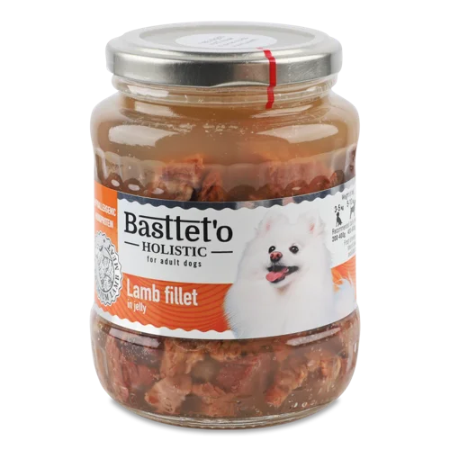 Корм для собак Філе ягня в желе Holistic Basttet'o, с/б, 360г