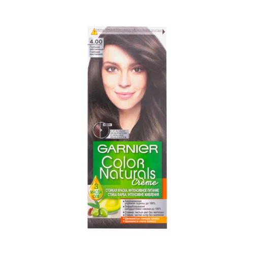 Крем-фарба Для Волосся Стійка №4.00 Creme Color Naturals Garnier, В/ґ