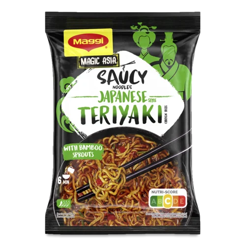 Вермішель Швидкого Приготування В Соусі З Смаком Теріякі Magic Asia Maggi, м/у 128г