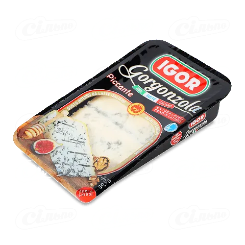 Сир Igor горгонзола піканте м'який з блакитною пліснявою 48% 150г