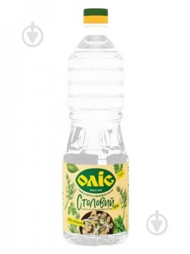 Оцет Столовий 9% 870мл ТМ Оліс