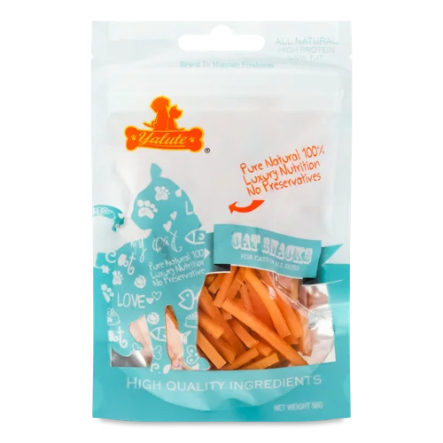 Ласощі Для Котів Шматочки Курки В/ґ, 50г