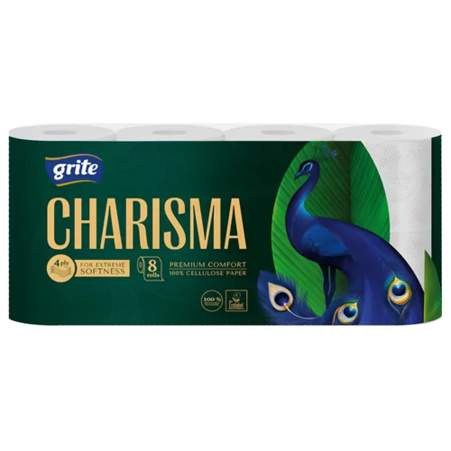 Туалетний папір Grite Charisma 4-шаровий 8шт