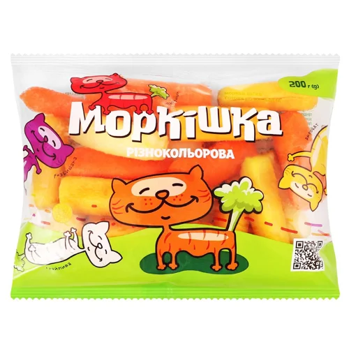 Морква Моркішка різнокольорова 200г