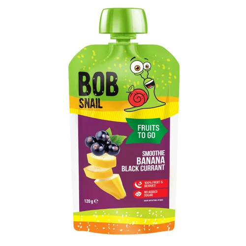 Смузі Bob Snail банан-чорна смородина 120г