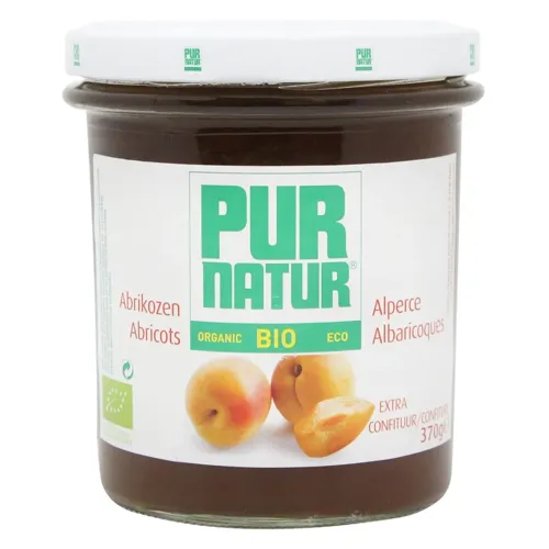 Джем абрикосовий PurNatur 370г