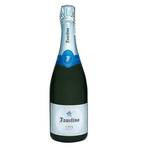 Вино ігристе Faustino Cava біле екстра сухе 11,5% 0,75л