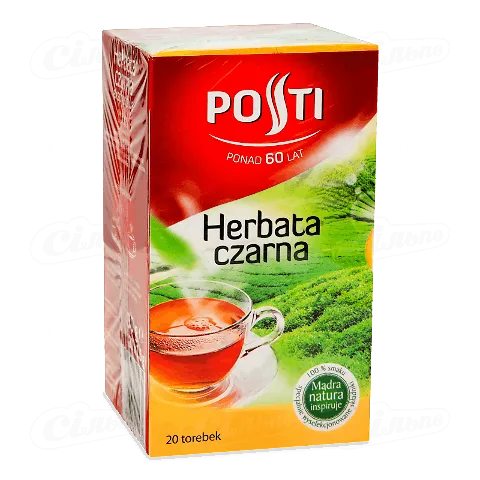 Чай чорний Posti Express, 20*1,5г/уп