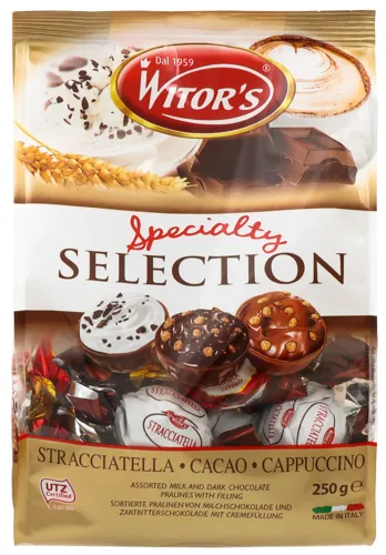 Цукерки Witor's Selection 250г шоколадні