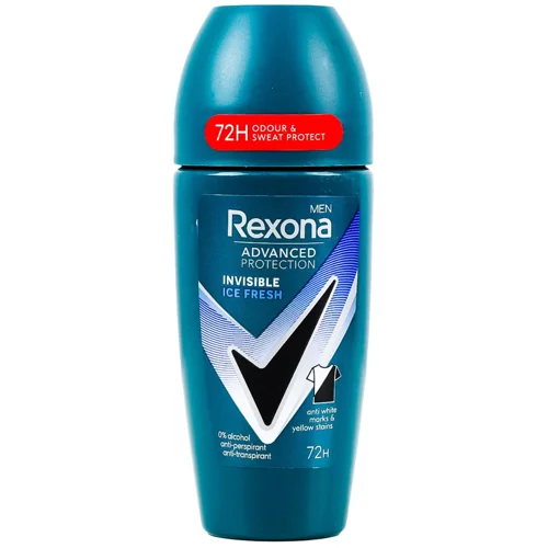Антиперспірант кульковий Rexona Men Advanced Protection Invisible Ice Fresh 50мл