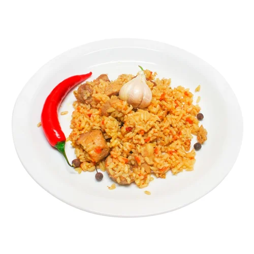 Плов з м'ясом