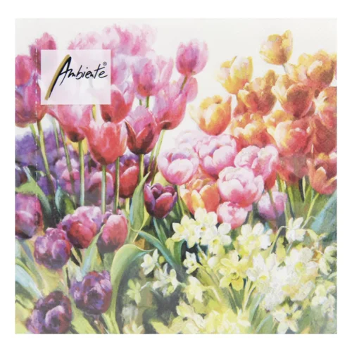 Серветки Ambiente Tulips FSC Mix 33х33см