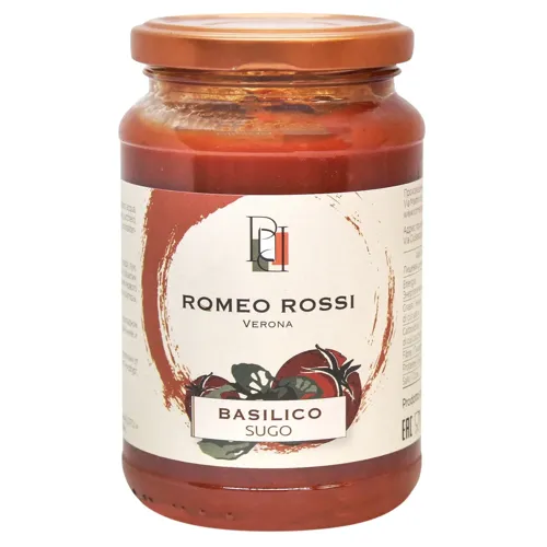Соус томатний Romeo Rossi з базиліком 350г