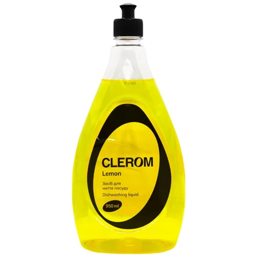 Засіб для миття посуду Clerom Lemon 950мл