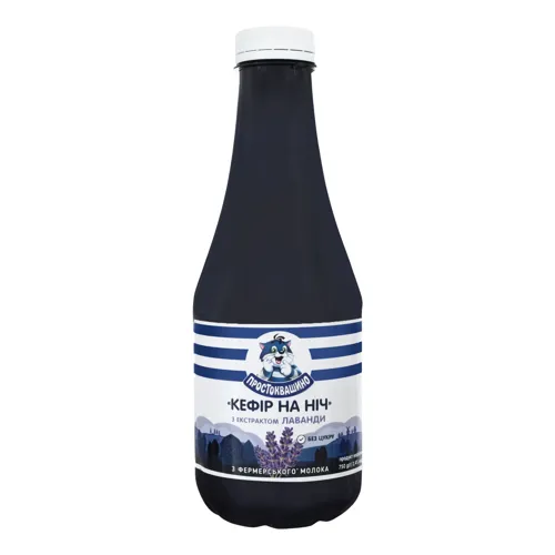 Продукт кефірний 2.4% з екстрактом лаванди Кефір на ніч Простоквашино 750г