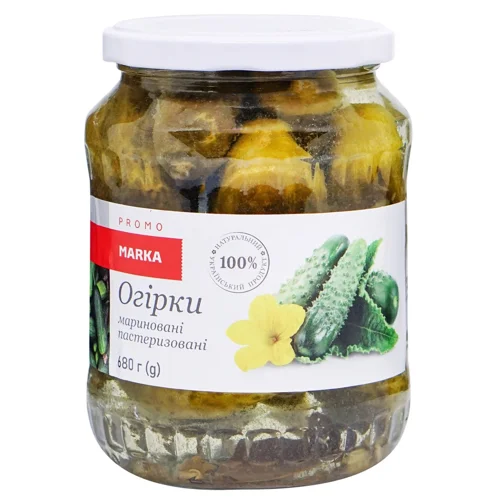Огірки Marka Promo мариновані 680г