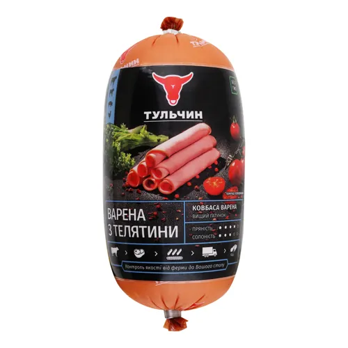 Ковбаса варена з телятини Тульчин 505г