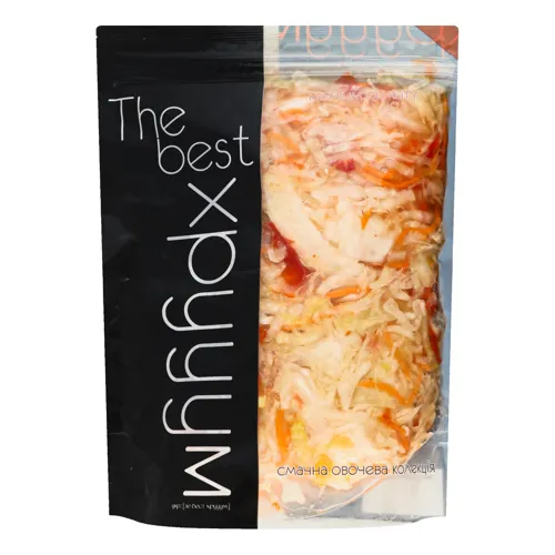 Капуста маринована кисло-солодка з перцем The best хрууум д/п 400г