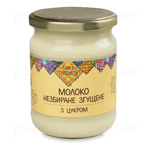 Молоко згущене Лавка традицій Молочна Фамілія з цукром 8,5% с/б, 600г