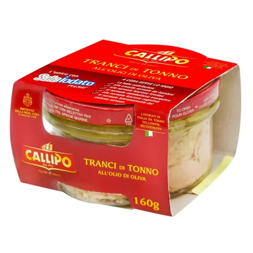 Тунець Callipo Yellowfin в оливковій олії 160г