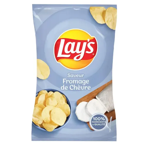 Чіпси картопляні Lay's зі смаком козиного сиру 120г