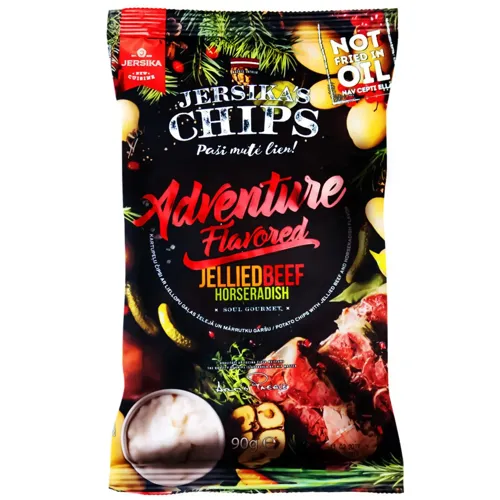 Чіпси Jersika смак холодець-хрін 90г