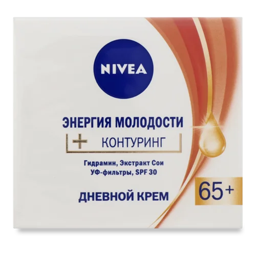 Крем для Обличчя Денний 65+ Енергія Молодості Контуринг Nivea, 50мл