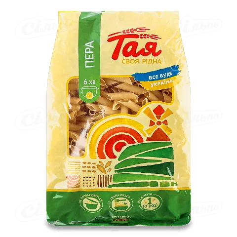 Вироби макаронні «Тая» «Перо» екстра вищого ґатунку, 1кг
