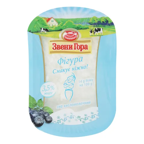 Сир кисломолочний 3.5% Фігура Звени Гора п/у 230г