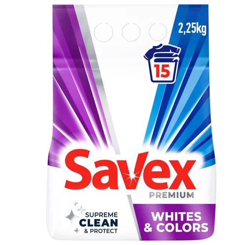 Пральний порошок Savex Premium Color & Care 2,25кг