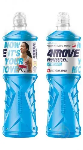 Напій 4Move Zero безалкогольний ізотонічний негазований спортивний 0,75л